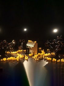 Музыка Людовико Эйнауди при свечах